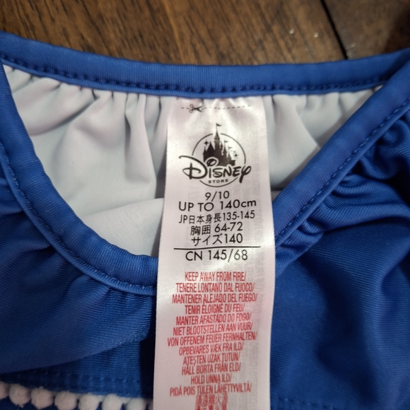 Disney Blue Kids Swim Coverup Ize 9/10. - Picture 4 of 7